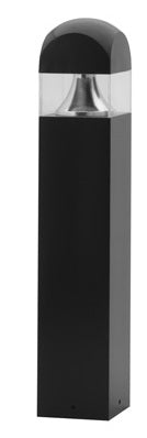 Lithonia ASBX 50S R5 120 LPI 50W High Pressure Sodium Aeris Architectural Bollard Area Light, Smooth Series, Type V Distribution, 120V, Textured Dark Bronze, Lamp Included