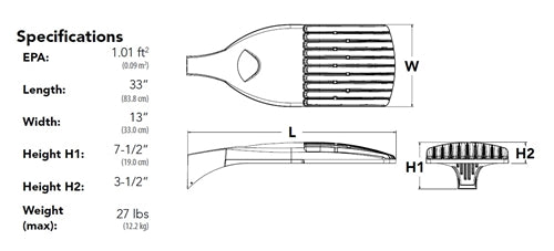 Lithonia DSX1 LED P4 40K T4M MVOLT SPA DDBXD LED Area Light P4 Forward Optics 4000K 120-277V Square Pole Mounting Dark Bronze