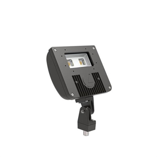 Lithonia DSXF1 LED P2 50K MSP MVOLT IS DDBXD Outdoor LED Floodlight, P2 Performance Package, 5000K, Medium Spot Distribution, 120-277V, Integral Slipfitter, Dark Bronze