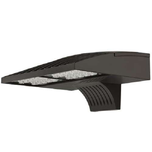 Lithonia DSXW1 LED 10C 350 30K T2M 277 BBW DSSXD 14W LED Wall Luminaire, 10 LEDs, 350mA, 3000K Color Temperature, Type II Medium Distribution, 277V, Surface-Mounted Back Box Mounting, Sandstone Finish