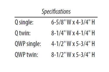 Lithonia ELA Q L0309 Quantum LED Remote Lamp Head Single Head Full Adjustable White