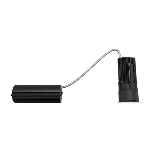 Lithonia EVO2 50/20 WD MVOLT UGZ BR FL 2" Round Open Housing, 5000K, 2000 Lumens, Wide Distribution, 120-277V, Universal Dimming to 1%, Black Reflector, Flangless