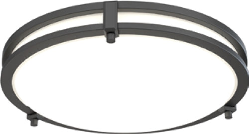 Lithonia FMSATL 13IN RD SWW5 90CRI 120 MB 13" LED Round Decorative Flush Mount, Selectable CCT 2700K/3000K/3500K/4000K/5000K,90 CRI, 120V, Matte Black