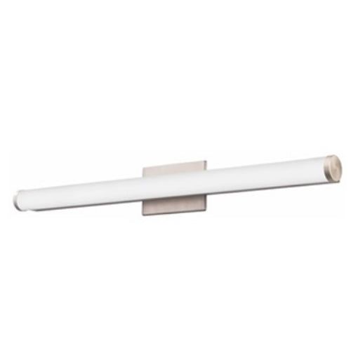 Lithonia FMVCCL 12IN MVOLT 30K 90CRI BN M6 Lithonia Contemporary Cylinder Vanity 9.5 Watt 650 Lumens 3000K Warm White 12" Length 90 CRI Brushed Nickel