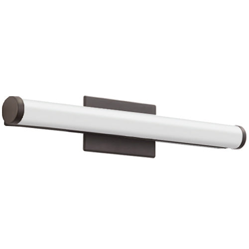 Lithonia FMVCCL 24IN MVOLT 30K 90CRI BN M6 Lithonia Contemporary Cylinder Vanity 18 Watt 1300 Lumens 3000K Warm White 24" Length 90 CRI Brushed Nickel
