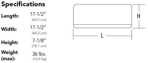 Lithonia KACM LED 20C 700 40K R5VS MVOLT TC DDBXD 46W LED Surface Canopy Light, 20C LEDs, 700mA, 4000K Color Temperature, Type V Very Short Distribution, 120-277V, Through-Wire Condulet Tee, Dark Bronze Finish