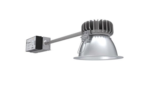 Lithonia LBR4 ALO2 SWW1 AR LSS MWD MVOLT UGZ 90CRI 4" Round Retrofit Downlight, 1000/1500/2000 Lumens, Switchable CCT, Clear Reflector, Semi-Specular Reflector Finish, Medium Wide Distribution, 120-277V, Univ Dim to 10%