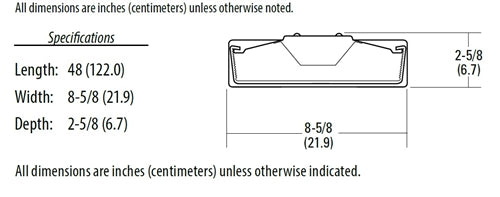 Lithonia SBL4 4000LM 80CRI 40K MIN10 GZT MVOLT 4' Square-Basket LED Wraparound, 4000 Lumens, 80 CRI, 4000K, Dims to 10%, Generic 0-10V Dimming, 120-277V