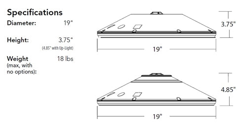 Lithonia VCPG LED V4 P4 35K 70CRI T5R MVOLT SRM DNAXD LED Parking Garage Light, 4 Light Engines, P4 Package, 3500K, 70 CRI, Type V Rectangular, 120-277V, Surface Mount, Natural Aluminum
