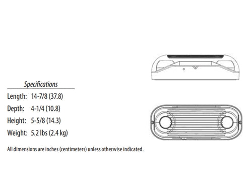 Lithonia WLTU GY MR Halogen Emergency Light Gray Thermoplastic 2 MR16 Adjustable Lamp Heads 6.2 Watts Battery Backup