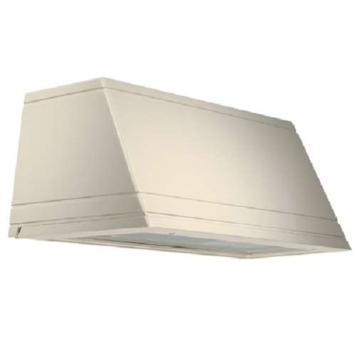 Lithonia WST LED P2 50K VW MVOLT DBLBXD 25W LED Outdoor Decorative Trapezoid Architectural Sconce, 5000k Color Temperature, Visual Comfort Wide Distribution, 120-277V, Textured Black Finish