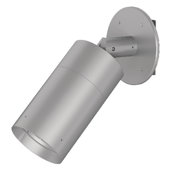 Lumiere 1004-A1-RCS-FL-LED3090-F-BK-L1-UNV-WRR 10W Lanterra Accent and Flood LED, 1 Head, Flush Lens Hood, 3000K Color Temperature, 90 CRI, Flood Optic, Black Finish, 120-277V, Round Wall Remote Driver Housing
