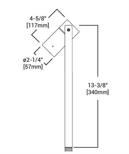 Lumiere 206-50MR16-12-BK 50W Cambria Landscape Light, One Lamp Head, Halogen MR16, GU5.3 Base , 12V, Bronze