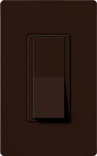Lutron CA-4PSNL-BR Claro 15A 4-Way Switch with Locator Light in Brown