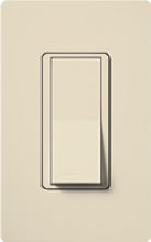 Lutron CA-4PSNL-LA Claro 15A 4-Way Switch with Locator Light in Light Almond