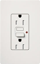 Lutron CAR-15-GFTR-WH Claro Tamper Resistant 15A GFCI Receptacle in White (Replaced by CAR-15-GFST-WH)