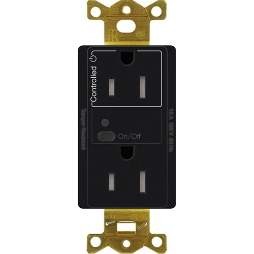 Lutron Vive CAR2S-15-DTR-BL 15A Duplex Wireless Receptacle