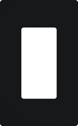 Lutron CW-1-BL Claro Screwless Wallplate 1 Gang in Black