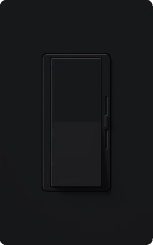 Lutron DVELV-300P-BL Diva 300W Electronic Low Voltage Single Pole Dimmer in Black