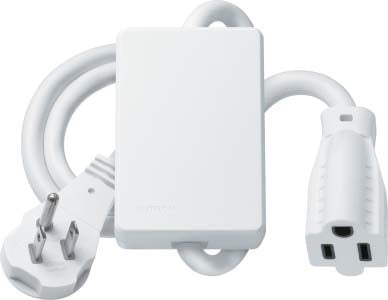 Lutron HQR-15APS-1-SW HomeWorks QS RF 15 A General Purpose Plug-In Switch, Snow
