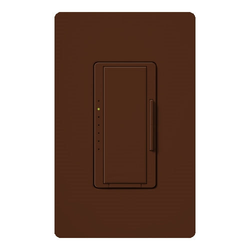 Lutron HQRA-6CL-SI HomeWorks QS RF Maestro 600W Incandescent/Halogen/MLV or 150W CFL/LED Single/Multi-Location Two-Wire Dimmer, Matte Finish, Sienna