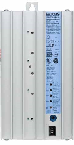 Lutron HW-RPM-4A-120 HomeWorks QS Adaptive Dimming Remote Power Module, 120V