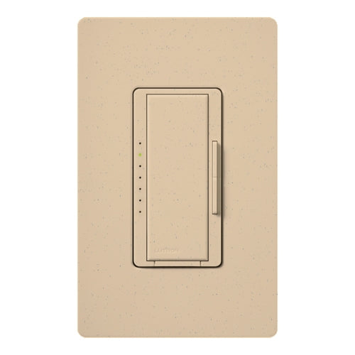 Lutron HWA-10ND-BE HomeWorks QS Wired Maestro 1000W Incandescent or 800W MLV Single/Multi-Location Neutral Wire Dimmer, Matte Finish, Beige