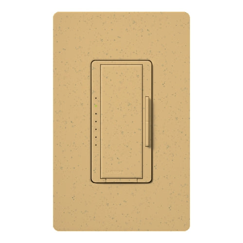 Lutron HWD-10D-GS HomeWorks QS Wired Maestro 1000W Incandescent or 800W Magnetic Low Voltage Single Pole / Multi Location Dimmer, in Goldstone