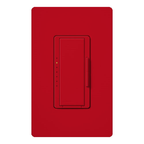 Lutron HWD-10ND-HT HomeWorks QS Wired Maestro 150W LED or 1000W Incandescent or 800W Magnetic Low Voltage Single Pole / Multi Location Dimmer, Neutral Wire Required, in Hot