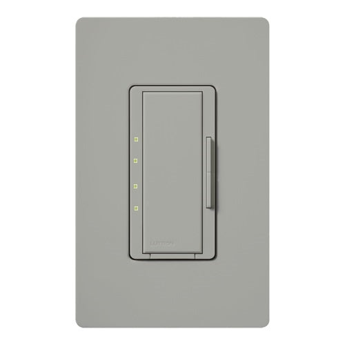 Lutron HWD-2ANF-GR HomeWorks QS Wired Maestro 2A Neutral Fan Speed Control, Neutral Wire Required, in Gray