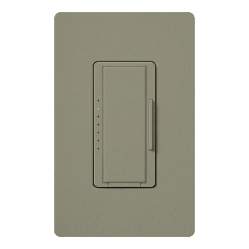 Lutron HWD-6ND-GB HomeWorks QS Wired Maestro 150W LED or 600W Incandescent or 450W Magnetic Low Voltage Single Pole / Multi Location Dimmer, Neutral Wire Required, in Greenbriar