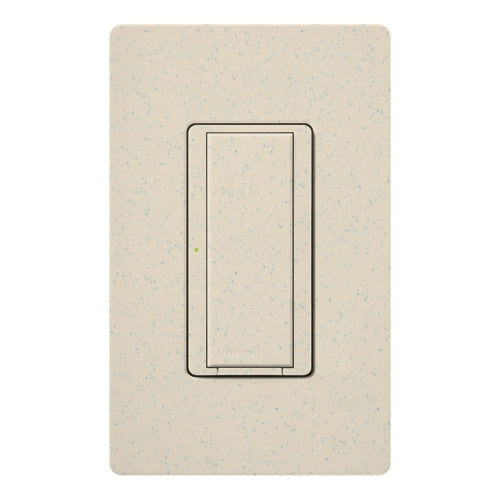 Lutron HWD-8ANS-LS HomeWorks QS Wired Maestro 8A Lighting or 5.8A Motor Single Pole / 3 Way / Multi Location Neutral Electronic Switch, in Limestone