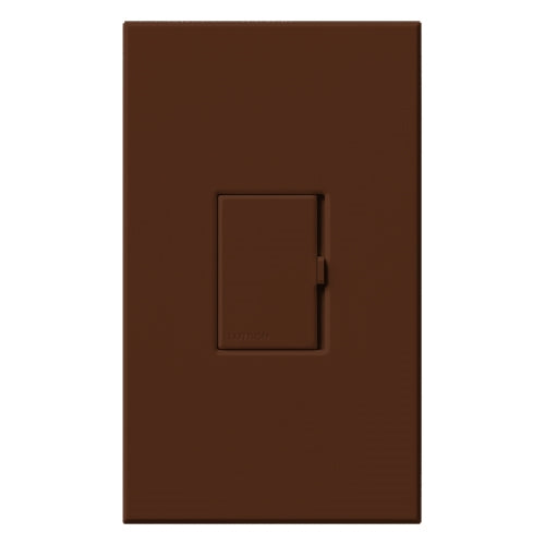 Lutron HWV-1000D-SI HomeWorks Wired Vareo 1000W/VA Incandescent or Magnetic Low Voltage Single Pole / Multi-Location Dimmer, in Sienna