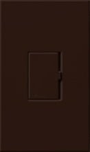 Lutron HWV-600D-BR HomeWorks Wired Vareo 600W/VA Single Location Incadescent or Low-Voltage Magnetic Single Pole / Multi-Location Dimmer, in Brown