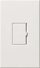 Lutron HWV-600D-WH HomeWorks Wired Vareo 600W/VA Single Location Incadescent or Low-Voltage Magnetic Single Pole / Multi-Location Dimmer, in White