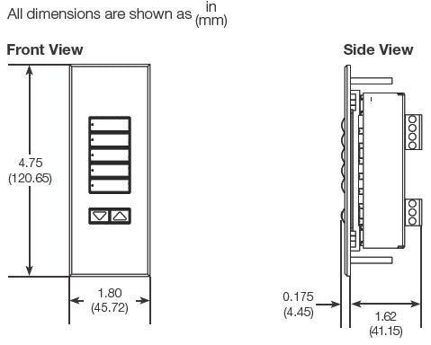 Lutron LFS-W4BS-BLA HomeWorks QS Wired seeTouch Signature 4-Button Faceplate Kit, Architectural Metal Finish (Faceplate Only), in Black Anodized Aluminum