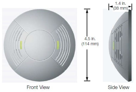 Lutron LOS-CUS-1000-WH Ceiling Mount Ultrasonic Sensor, 1000 sq ft Coverage and 180 deg Field of View