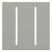 Lutron LWT-GG-GR Grafik T Architectural Wallplate 2 Gang in Gray