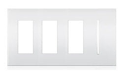 Lutron LWT-TTTG-BE New Architectural Wallplate 4 Gang, New Architectural and Grafik T Opening, in Beige, Matte Finish