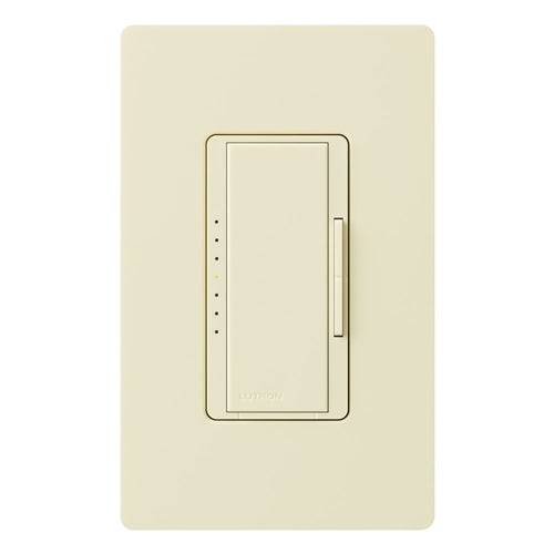 Lutron MA-PRO-AL Maestro Phase-selectable dimmer for LED, ELV, MLV and Incandescent lamp loads, Single Pole / 3-Way Dimmer in Almond