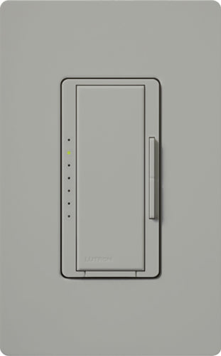 Lutron MALV-600-GR Maestro 600VA, 500W Magnetic Low Voltage Dimmer in Gray