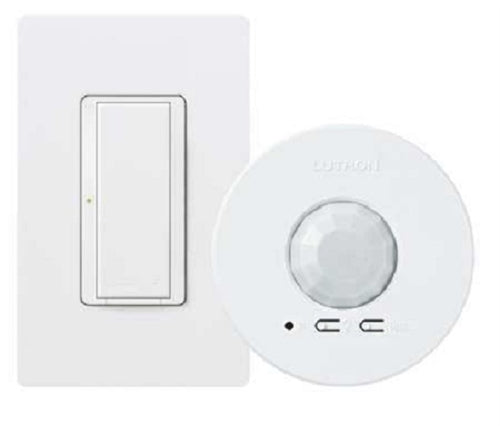 Lutron MRF2S-1S8A-1VC Energy Retrofit Maestro Wireless Switch and Ceiling Mount Vacancy Sensor Package