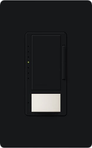 Lutron Vive MRF2S-8SD010-BL Wallbox Occupancy/Vacancy Single-Pole/Multi-Location Sensor Dimmer in Black