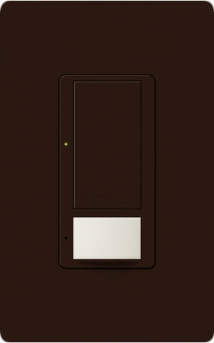 Lutron MS-OPS6M-DV-BR (MS-OPS6M2-DV-BR) Maestro Switch with Occupancy Sensor Dual Voltage 120V-277V / 6A Multi Location in Brown