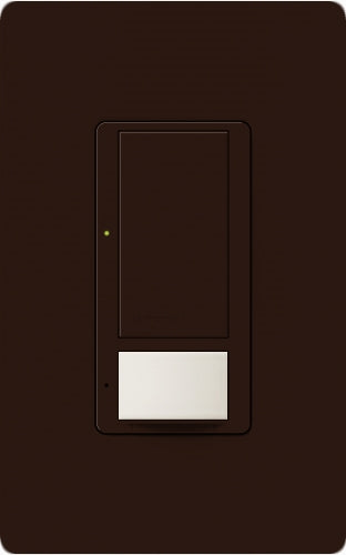 Lutron MS-OPS6M2-DV-BR Maestro Switch with Occupancy Sensor Dual Voltage 120V-277V / 6A Multi Location in Brown