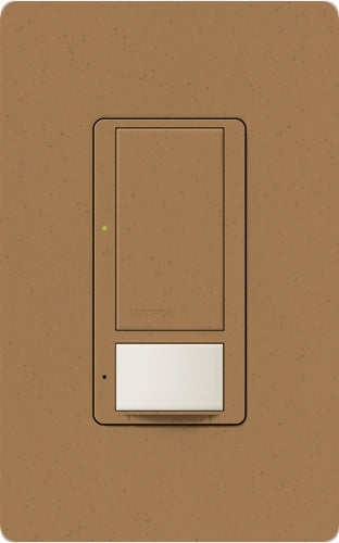 Lutron MS-PPS6-DDV-TC Maestro Dual-circuit Switch with Partial-on Occupancy Sensor, 6A 120V-277V in Terracotta