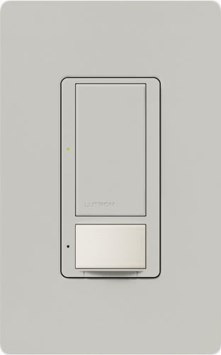 Lutron MS-VPS6M2N-DV-PD Maestro Switch with Vacancy Sensor Dual Voltage 120V-277V / 6A Multi Location, Neutral Wire Required, in Palladium