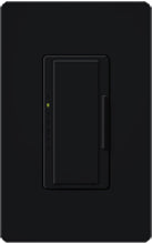 Lutron MSCF-6AM-MN Maestro Satin 120V / 6A Fluorescent 3-Wire / Hi-Lume LED Multi Location Dimmer in Midnight