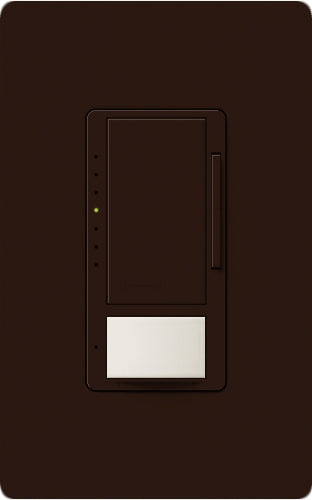 Lutron MSCL-OP153MH-BR Maestro CL Occupancy Sensor (Auto-ON/OF or Manual ON/Auto-OFF) and Dimmer, 600W Incandescent, 150W CFL or LED Single Pole / Multi Location Dimmer in Brown