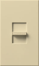 Lutron N-1000-IV Nova 1000W Incandescent / Halogen Single Location Slide-to-Off Dimmer in Ivory